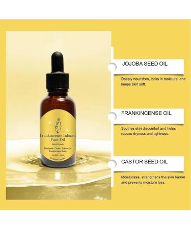 Frankincense Resin Oil For Face Frankincense Resin Infused Organic Black Seed Organic Black Seed Castor & Jojoba Oils Cold Pressed Serum Hydrates Skin Anti-Aging Wrinkle - Buy Online on GoSupps.com