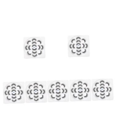 minkissy 7 Boxes 6d False Eyelashes Fake Eyelashes Fake Lashes Natural False Eyelashes 3d Faux Lashes Beauty Accessories False Eyelash Beauty Cosmetics Eyelashes Woman Beauty Eyelashes