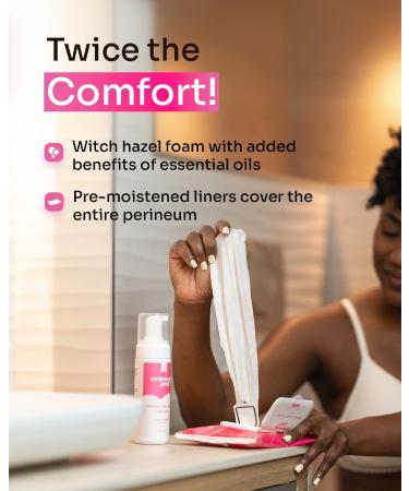 Mommy First Postpartum Recovery Essentials Kit - Instant Cooling Pads Witch Hazel Foam & More for New Moms - Buy Online on GoSupps.com