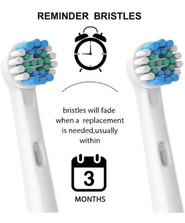 WuYan 8pcs Oral B Replacement Brush Heads - Dual Clean Plaque Precision for Electric Toothbrush - Gentle on Sensitive Gums - Buy Online on GoSupps.com