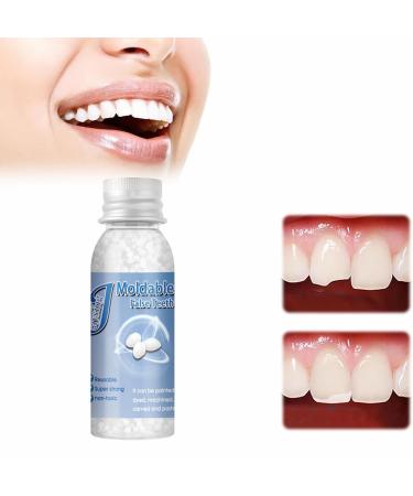 Dentures Prosthesis temporary dental repair set provisional dentures temporary dental repair kit vampires fake dentures for Halloween cosplay - Buy Online on GoSupps.com