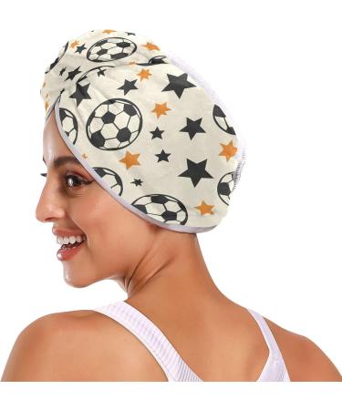 Many Ball and Star Hair Towel 2 Pack | Super Absorbent Quick Dry Hair Turbans for Women & Girls - Buy Online on GoSupps.com