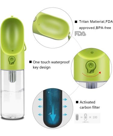 PETKIT P008 Eversweet One-Touch 400ml Travel Bottle for Dogs - Green | International Shipping Available - Buy Online on GoSupps.com