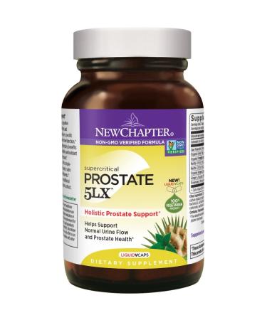 New Chapter Prostate 5LX Supplement with Saw Palmetto Plus Selenium Vegetarian Capsule 180 Count
