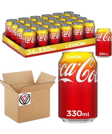 Coco Colaa Lemon 330ml - Sparkling Lemon Flavour Soft Drink with Plant Extracts. (24 Cans(Full Box)) Lemon 24 Cans(Full Box) - Buy Online on GoSupps.com