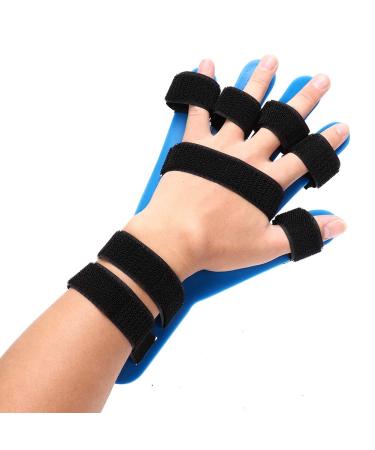 Stroke Hand Splint & Finger Training Board - Universal Silicone Orthotics for Hemiplegia - Left & Right Hand Support - Buy Online on GoSupps.com