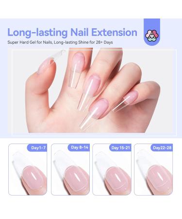 SAVILAND Clear Builder Nail Gel - 200G Refill Pack | Triple Efficacy Hard Gel for DIY & Professional Use | Sealed Aluminum Packaging for Home Salon - Buy Online on GoSupps.com