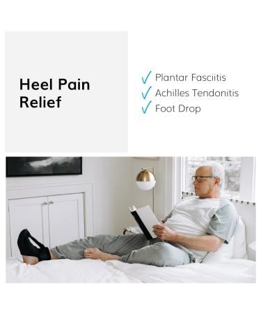 Buy Braceability Plantar Fasciitis Night Sock - Soft Stretching Boat Rail Achilles Tendon Relief & Heel Pain Compression Cuff (Small) - International Shipping Available - Buy Online on GoSupps.com