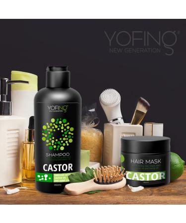 Castor Oil Shampoo & Mask with Biotin for Hair Growth - Strengthen & Restore Damaged, Thinning Hair | Sulfate Free - Buy Online on GoSupps.com