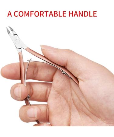 Nail Cuticle Cutter Grooming Tool Stainless Steel Finger & Toe Nail Dead Skin Cuticle Scissor Nail Clipper Nipper Manicure Tool - Buy Online on GoSupps.com