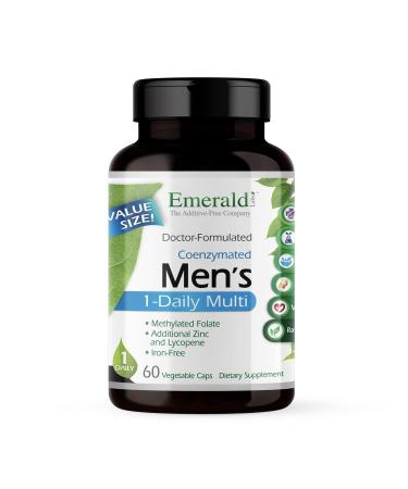 Emerald Laboratories Coenzymated Men's 1-Daily Multi 60 Vegetable Caps