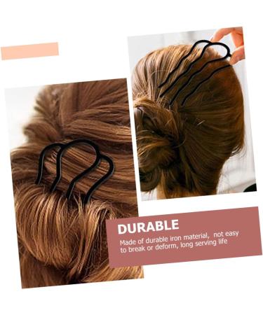 FRCOLOR 32 Pieces U-Clip Comb Hair Accessories Hair Styling French Comb Clip Black Comb Hair Fork Clips Decorative Hair Combs Grace Holder Hair Dryer Bun Miss Accessories Iron - Buy Online on GoSupps.com