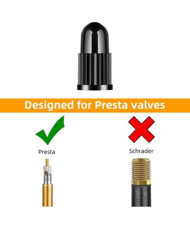 HZJD Presta Valve Caps - 25PCS French Valve Cap for Mountain and Road Bikes - Plastic Dust Cap, Corrosion Resistant - Buy Online on GoSupps.com
