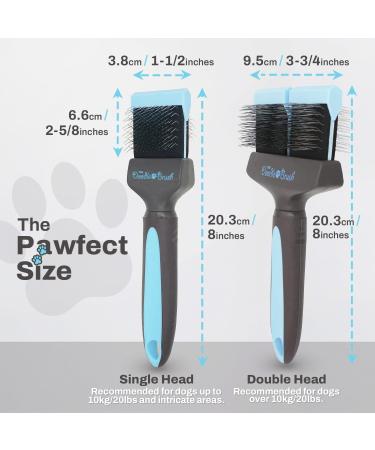 Doodle Brush Poodle Detangler - Slicker Puppy Grooming Brush for Cockapoo - Single Head Dog Grooming Slicker Brushes - Buy Online on GoSupps.com