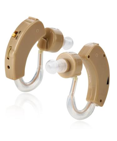 MEDca BTE Behind the Ear Sound Amplifier Super Mini Size Sound Enhancer For Better Hearing (Pair)