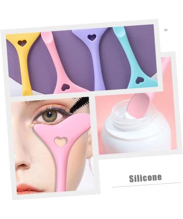 Ipetboom 10 Pcs Eyeliner Silicone Molds Eyeshadow Makeup Tool Make up Eyelash Miss Facial Mask mediumx5pcs Assorted Colorx5pcs - Buy Online on GoSupps.com