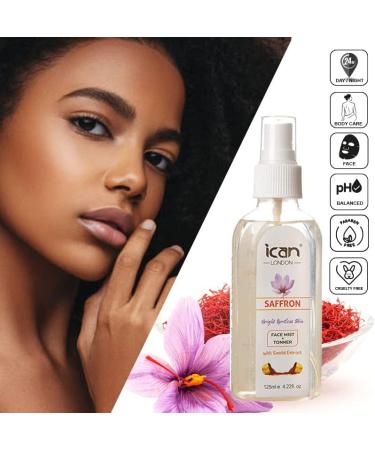 ICAN LONDON SAFFRON FACE TONNER MIST 125ML - Buy Online on GoSupps.com