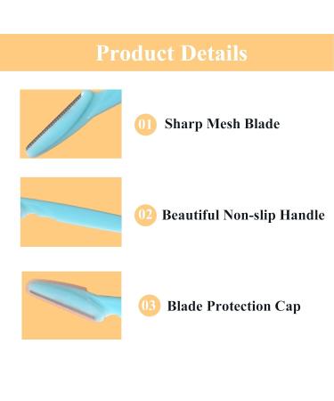 12-Piece Eyebrow & Facial Razor Set for Women & Men | Multi-Purpose Peeling Face Razors for Eyebrows & Body - Buy Online on GoSupps.com