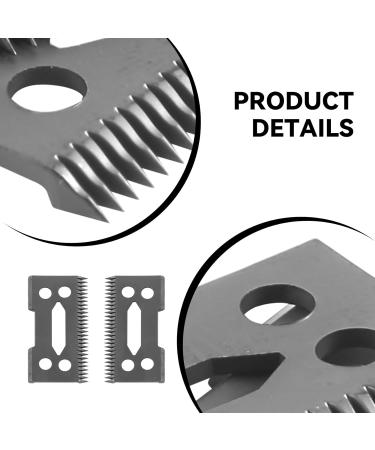 piuryue 2 Pcs Ceramic Blade Ceramic Replacement Cutter 28 Teeth Ceramic Clipper Blade Replacement Cutter 2-Hole Clipper Black - Buy Online on GoSupps.com