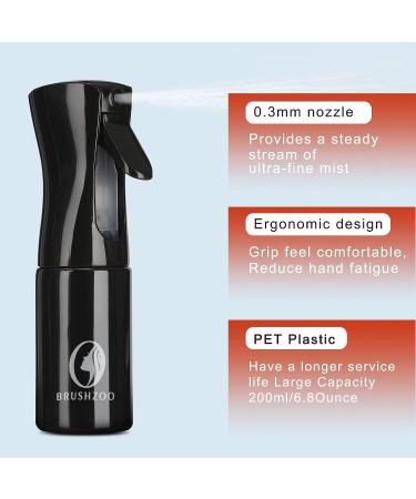 Detangling Brush Set with Hair Spray Bottle for Curly Hair - 9 Row Brush Wide Tooth Comb - Red - For Women, Men, and Kids - Ideal for Natural 3/4abc Hair - Detangler Brush Included - Buy Online on GoSupps.com