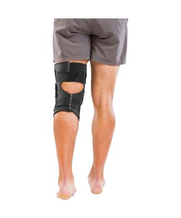 Mueller Hinged Wraparound Knee Brace - Black Large/X-Large | Best Support for Knee Pain & Injury Recovery - International Shipping Available - Buy Online on GoSupps.com