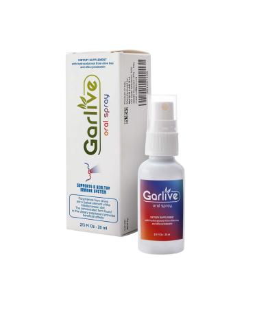 Garlive Oral Spray 20 ml Dietary Supplement with Hydroxytyrosol Support Healthy Immune System