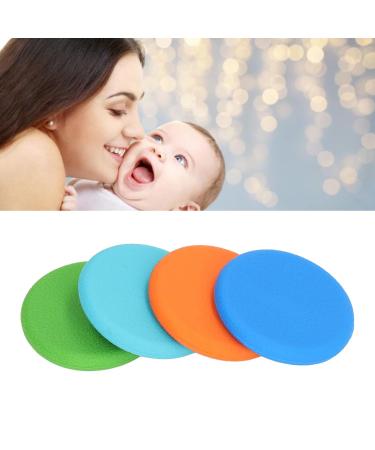 4PC Infant Tooth Toys - Soothing Silicone Chewing Rings for Gums | Sensory Caustle Bright Colors - Baby Teething Relief - Buy Online on GoSupps.com