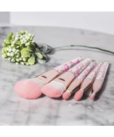 Buy Dessines 5-Piece Vegan Makeup Brush Set | Natural Wood & Synthetic Hair | Perfect for Flawless Cosmetics - Buy Online on GoSupps.com