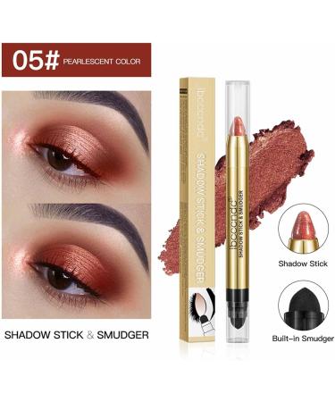 Eyeshadow Stick | Waterproof Eye Shadow Pencil Crayon | Long Lasting Shimmer Cream Eyeshadow Pencil Crayon for Favor 5# - Buy Online on GoSupps.com