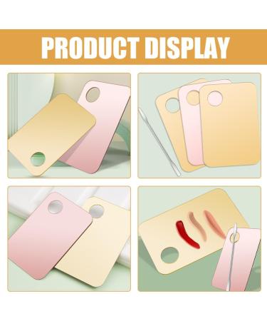 3 Palettes de Maquillage avec Spatules Palettes de M lange pour Fond de Teint et Pigments Rose et Dor Kit de 6 Pi ces pour Maquillage Professionnel et Personnel - Buy Online on GoSupps.com