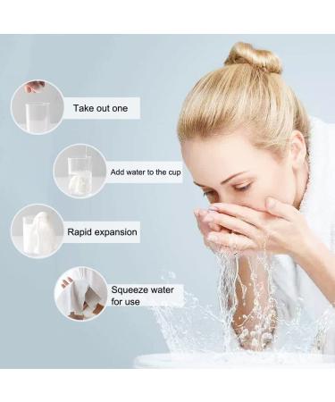 100 PCS Compressed Towels - Portable Mini Coin Tissue for Travel, Sports, Beauty Salon & Home - Hand Wipes - Buy Online on GoSupps.com