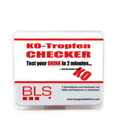 KO -drops drug test for drinks drink detective - quick test for determining KO drops/GHB/ketamins in drinks within 2 minutes on site/5 pack