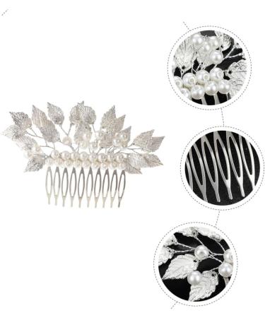 Ipetboom Hair Accessories Gold Hair Pin Wedding Hair Comb Pearl Headpiece Bridal Hair Comb Clip Girls Hair Clips Chic Hair Comb Pin Wedding Hairpin Comb Vintage Zinc Alloy Bride - Buy Online on GoSupps.com