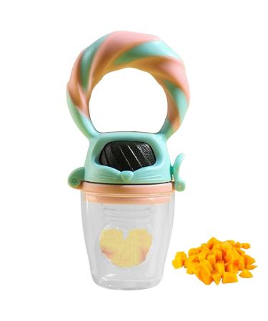 Jingling Fruit Pacifier Feeder - Safe Silicone Teething Tool for Babies | Soft Vegetable & Fruit Food Feeder - Buy Online on GoSupps.com