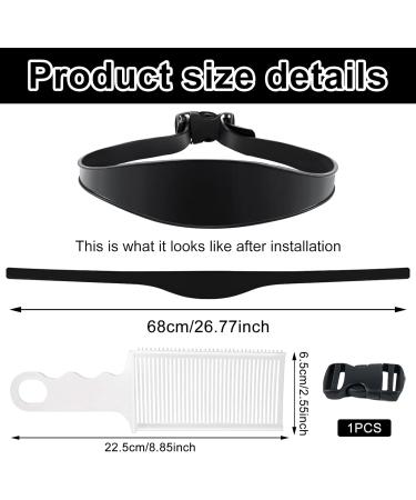Miliaflick Hair Cutting Tool Set - Professional 2-Piece Silicone Haircut Band for DIY Home Cutting Instructions - Buy Online on GoSupps.com