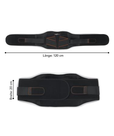 Maxxmee Back Support Belt with Gel Pad | One Size Stabilizer Insert | Comfortable 20x120 cm | Reliable Pain Relief for All Body Types - Buy Online on GoSupps.com