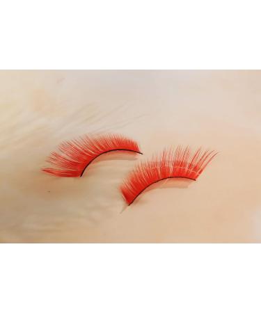Buy Fake Colored Eyelashes - 4 Pairs of Natural 3D Reusable Eye Lash Extensions for Halloween | Red Blue Purple & Pink Styles - Buy Online on GoSupps.com