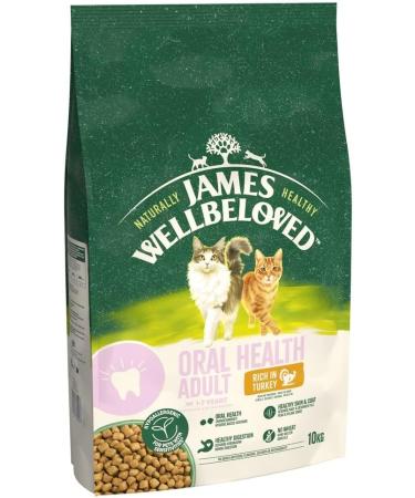 James Wellbeloved Cat Adult Hypoallergenic Dry Food Oral Care Turkey 10 kg - Buy Online on GoSupps.com