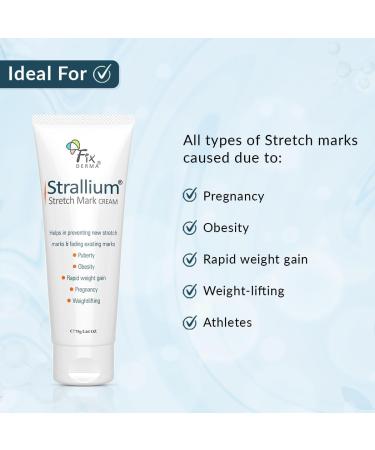 Best Stretch Mark Cream for Pregnancy & Body - Moisturizing 75g Cream for Stomach Thighs & More - Buy Online on GoSupps.com