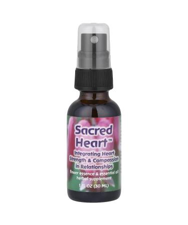 Flower Essence Services Sacred Heart Flower Essence & Essential Oil 1 fl oz (30 ml)