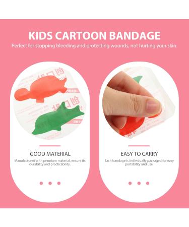 Lurrose Kids Cartoon Bandages - Adorable Adhesive Animal Patches for Boys & Girls | Breathable & Colorful Self-Adhesive Care Stickers - Buy Online on GoSupps.com