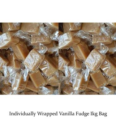 Premium Vanilla Fudge 1kg Bag - Individually Wrapped Vanilla Fudge - Buy Online on GoSupps.com