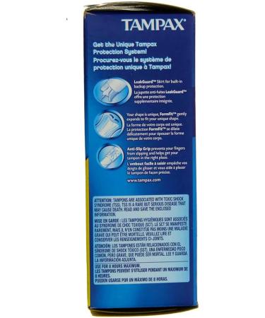 Buy Tampax Tampons with Flushable Cardboard Applicator - Regular Size - 20 ct - International Shipping Available - Buy Online on GoSupps.com