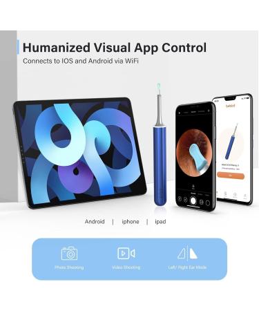 Shop Bebird Ear Wax Removal Tool with Camera - 1080P Otoscope & 9 Picks - Compatible with iPhone iPad & Android - International Shipping Available - Buy Online on GoSupps.com