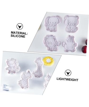 Zerodeko 16 Pcs Cake Spring Form White Outfit Cupcake Cookie Press White Cookie Mold Christmas Baking Tools 7.4X6.7X4CMx2pcs Whitex2pcs - Buy Online on GoSupps.com