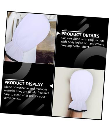 Housoutil 2 Pairs Maintenance Essential Oil Gloves Paraffin Wax Hand Cover Sliding Mitt Heating Gloves Parrafin Wax Hand Care Mitten Nail Art Hand Gloves Warm Flannel White Bath Mat Mittens - Buy Online on GoSupps.com