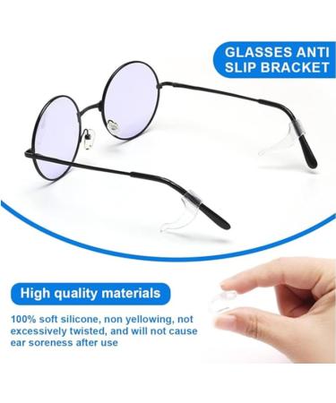 Silicone Glasses Holder Set | 20 Pairs Anti-Slip Ear Pads for Comfort & Protection | Glasses Bracket & Sunglasses Accessories - Buy Online on GoSupps.com