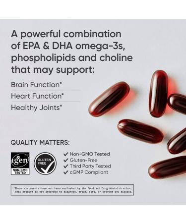 Buy Sports Research Antarctic Krill Oil 1000 mg with Astaxanthin - 60 Softgels | Omega-3 Benefits - Buy Online on GoSupps.com