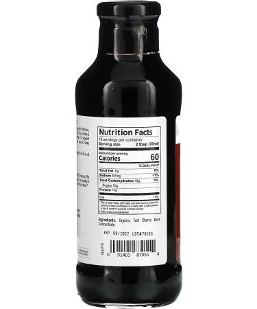 Pure Planet Organic Tart Cherry Concentrate | 16 fl oz (473 ml) - Natural Antioxidant Boost - Buy Online on GoSupps.com