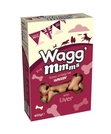 Wagg'mmms Dog Biscuits With Liver 400 g (Pack of 5)